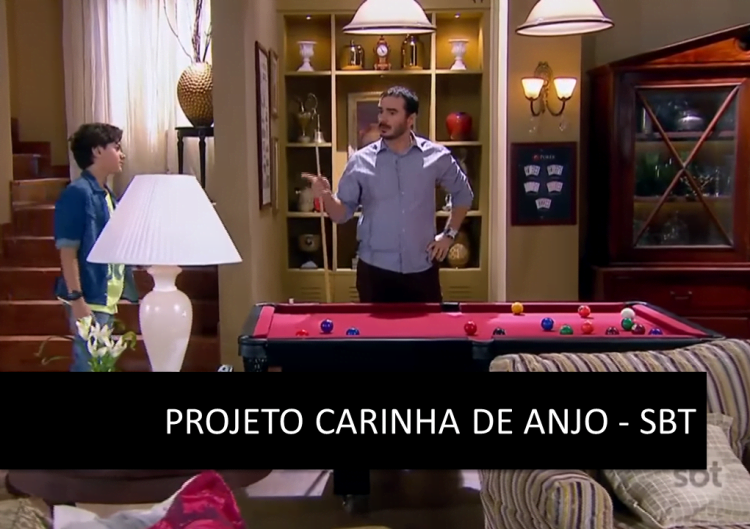 Mesa de Sinuca da Novela Carinha de Anjo