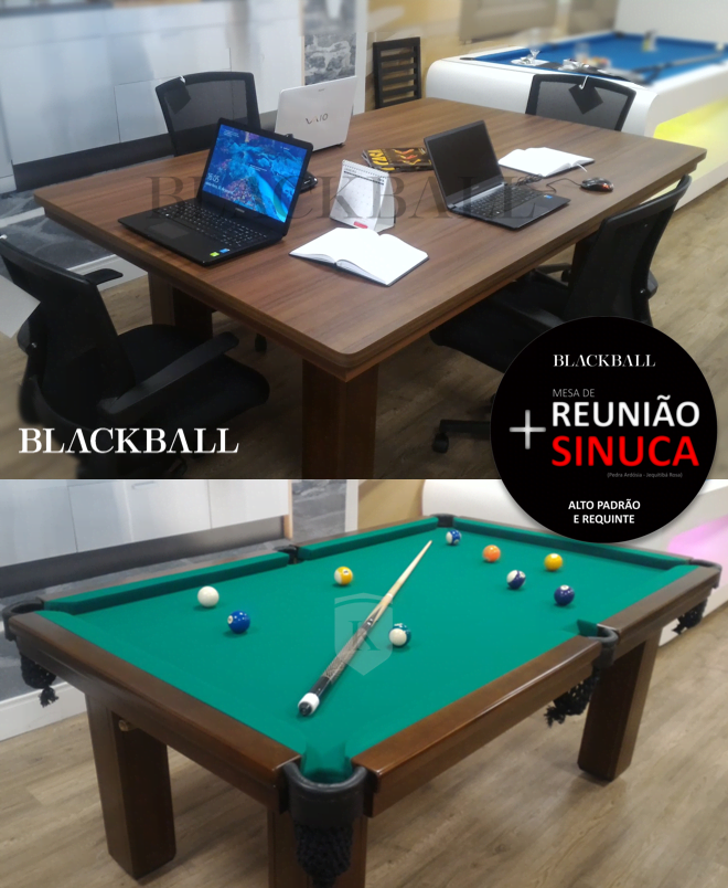 Mesa de Sinuca em São Paulo, SP - Fábrica BLACKBALL® Design