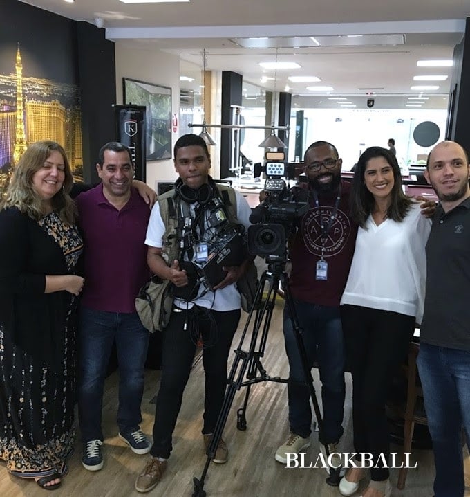 Zinho Jogando Sinuca Para o Esporte Fantástico da Record Na Loja BLACKBALL